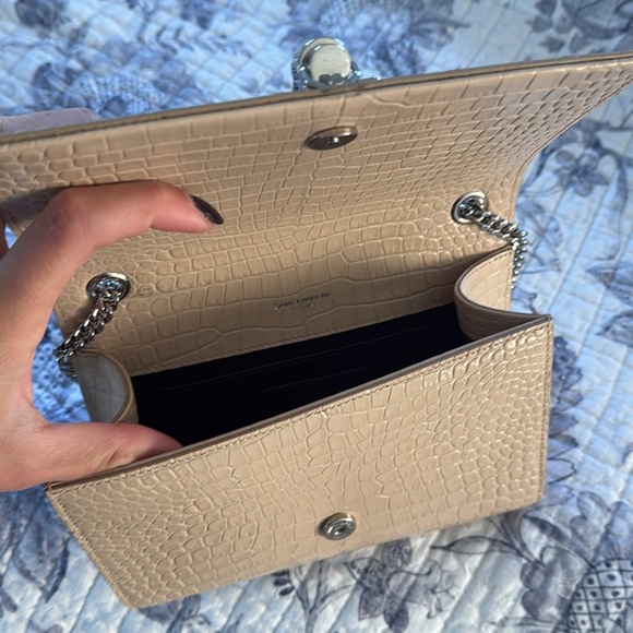 Nude Kate Yves Saint Laurent Bag with Silver Hardware - Picture 6 of 6